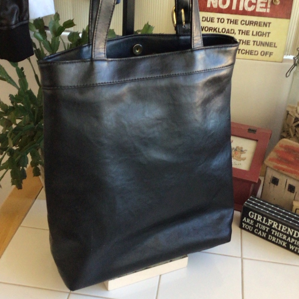 Deep Black Everyday Tote - Picture 5 of 9